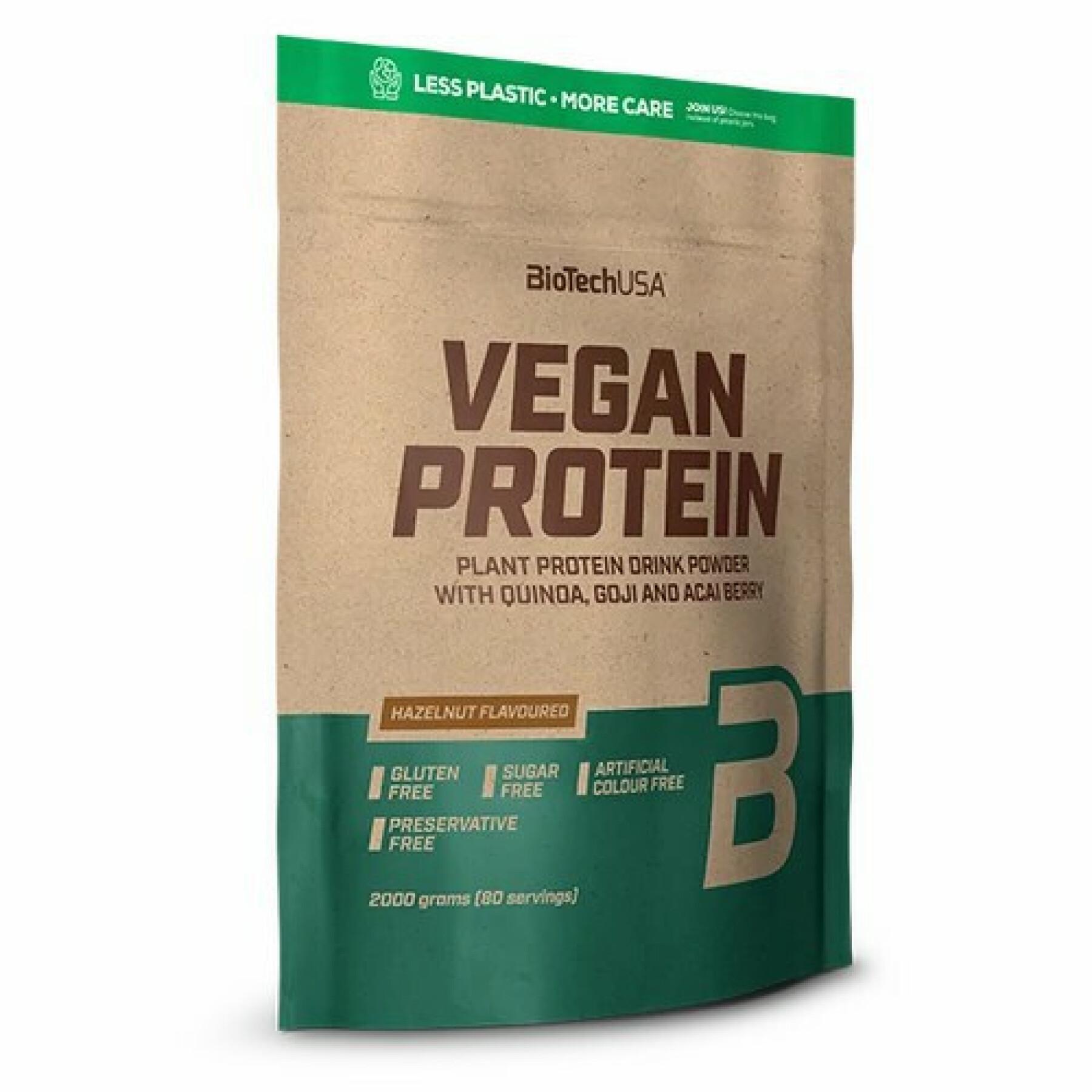 Bolsas de proteínas veganas Biotech USA - Noisette - 2kg