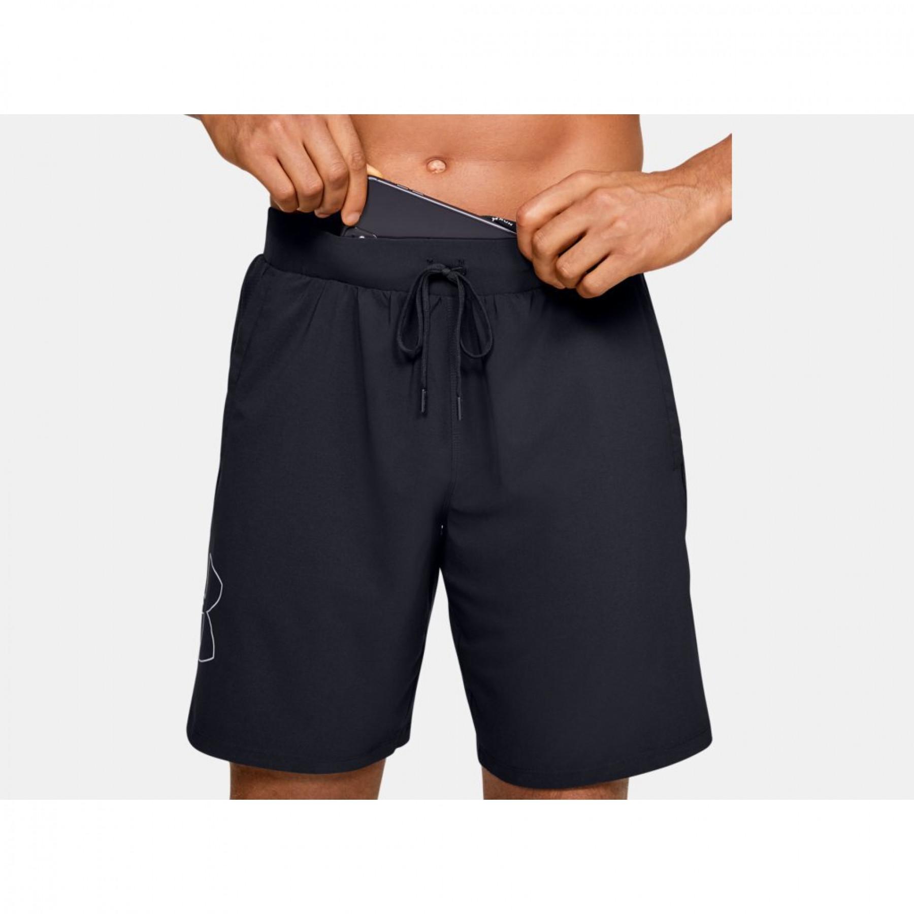 Pantalones cortos sin forro Under Armour Qualifier Speedpocket 23 cm