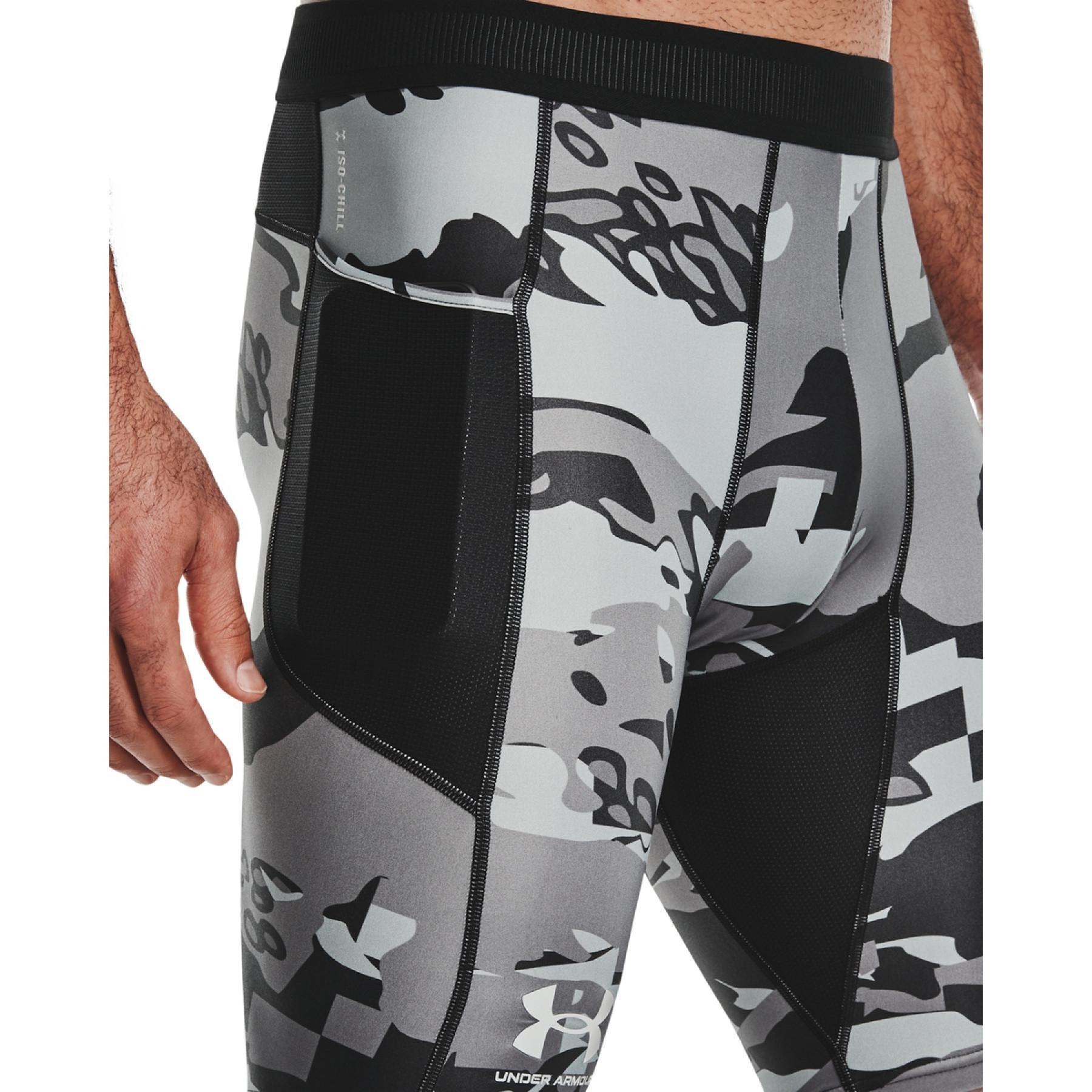 Pantalones cortos de compresión Under Armour long imprimé Iso-Chill