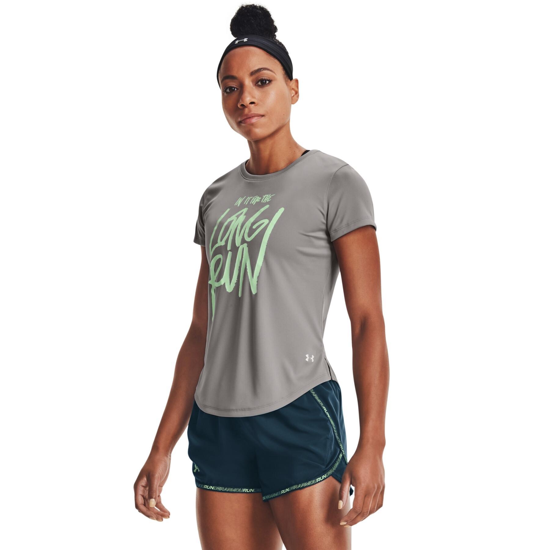 Maillot de mujer Under Armour Long Run Graphic