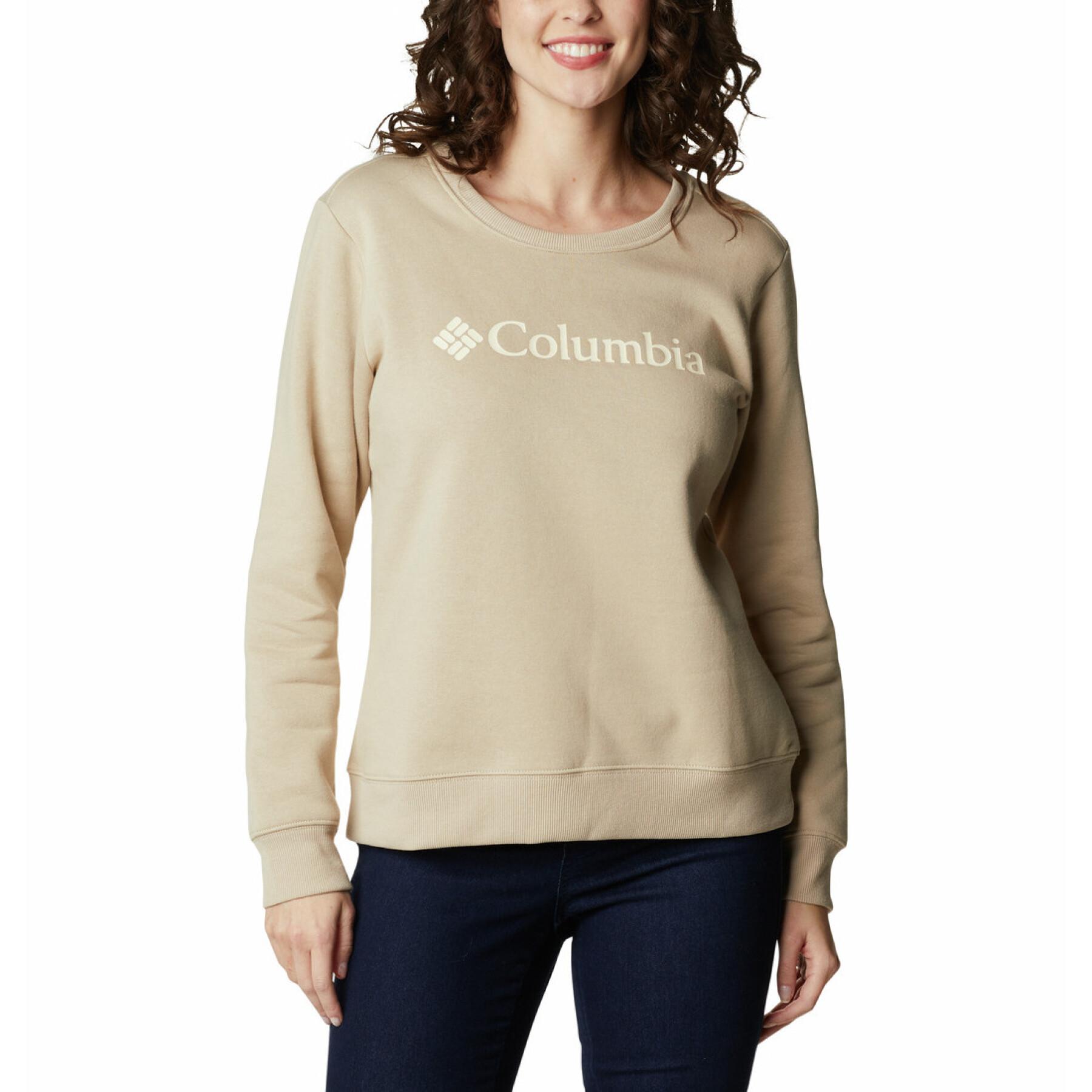 Sudadera de mujer Columbia Logo Crew