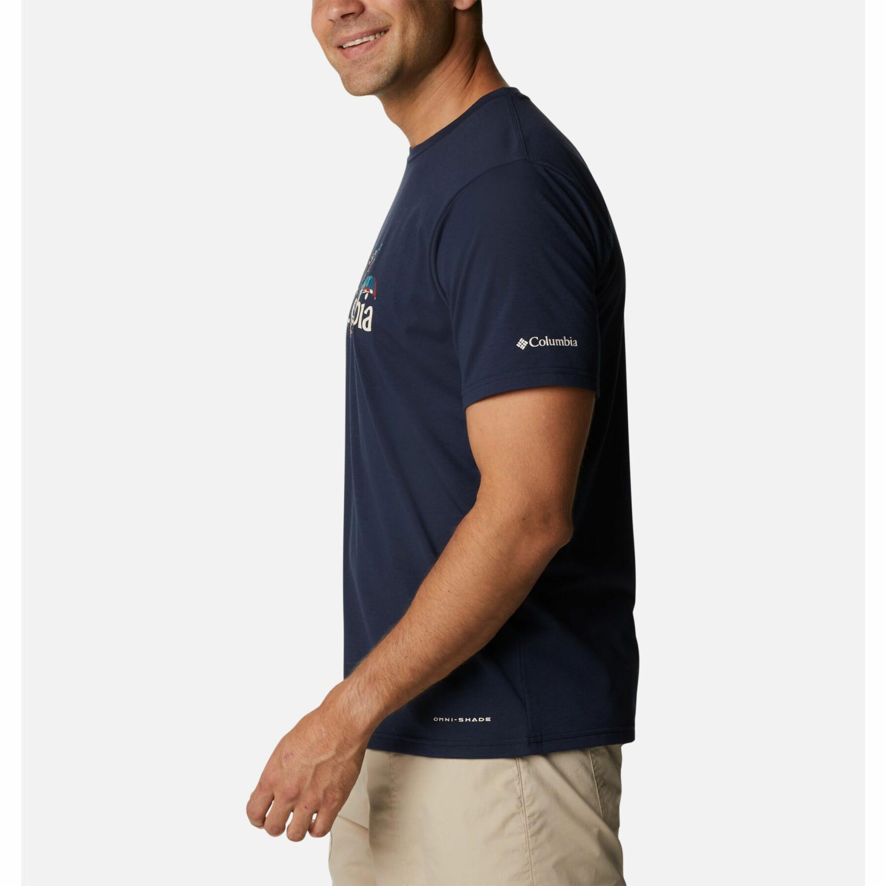 Camiseta Columbia Sun Trek Sleeve Graphic