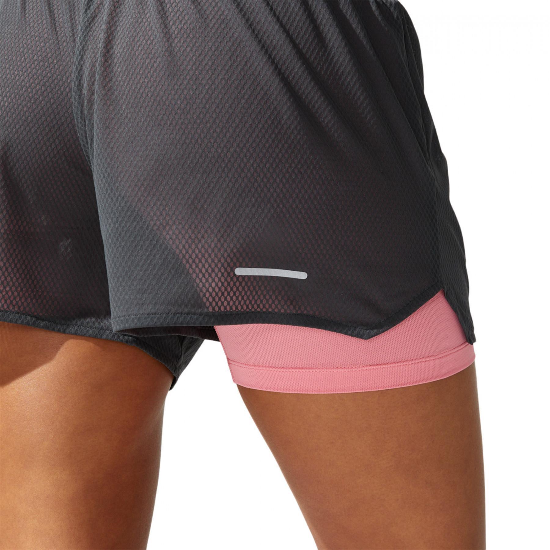 Pantalones cortos de mujer Asics Ventilate 2-en-1 3.5in