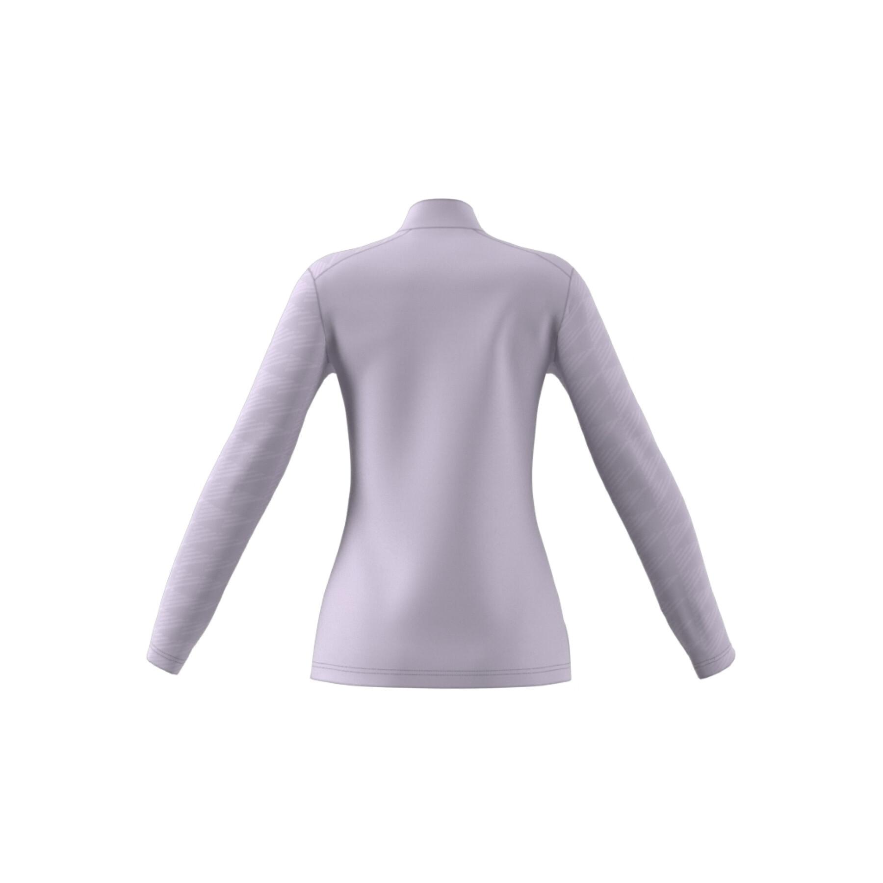 Camiseta de manga larga con 1/2 cremallera para mujer adidas Terrex Multi