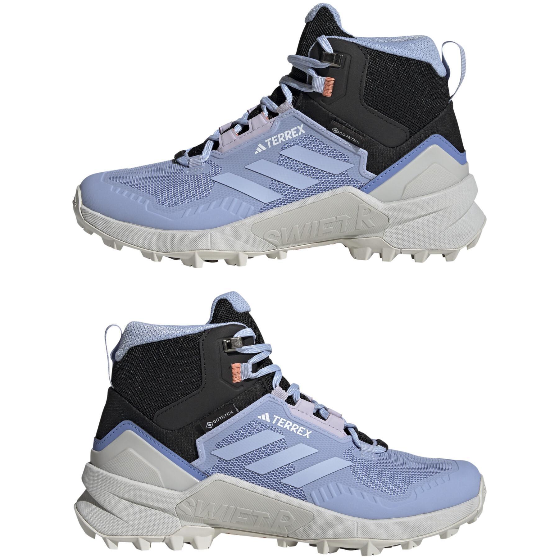 Zapatillas de senderismo para mujer adidas Terrex Swift R3 Mid GORE-TEX