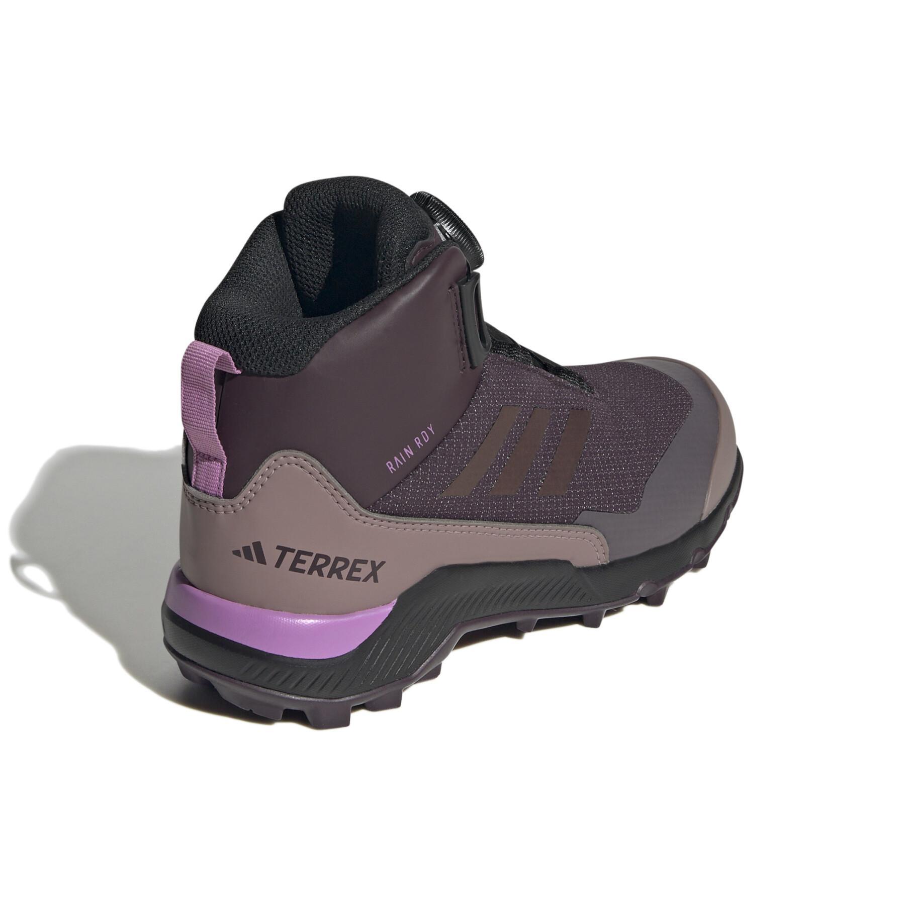 Zapatillas de senderismo para niños adidas Terrex Mid BOA Rain.Rdy