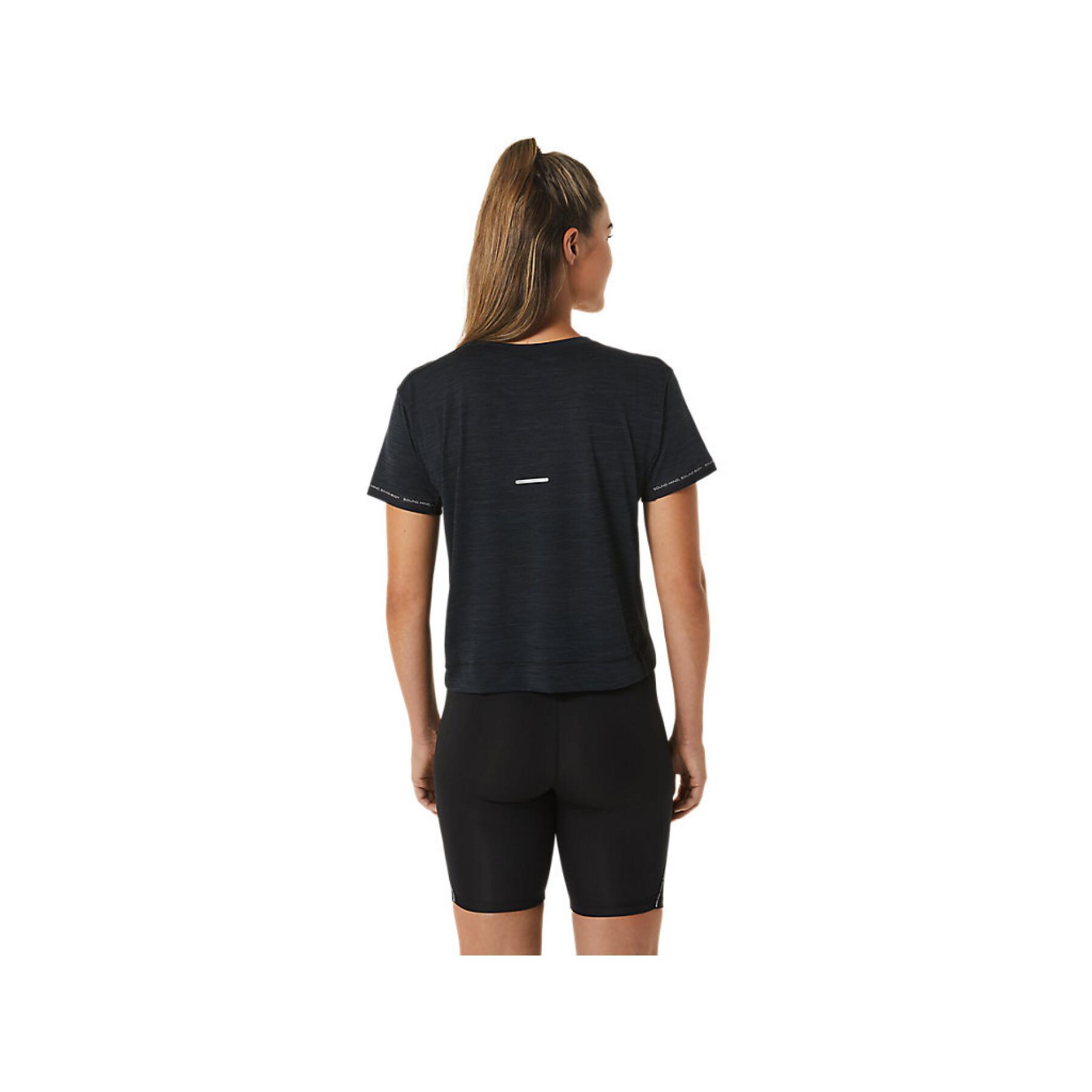 Camiseta crop top de mujer Asics Race