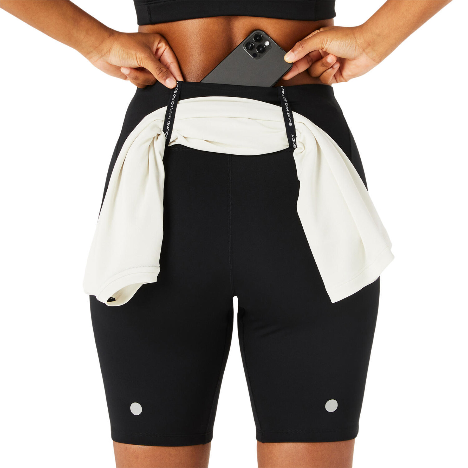 Pantalones cortos de cintura alta para mujer Asics Road 8IN Sprinter