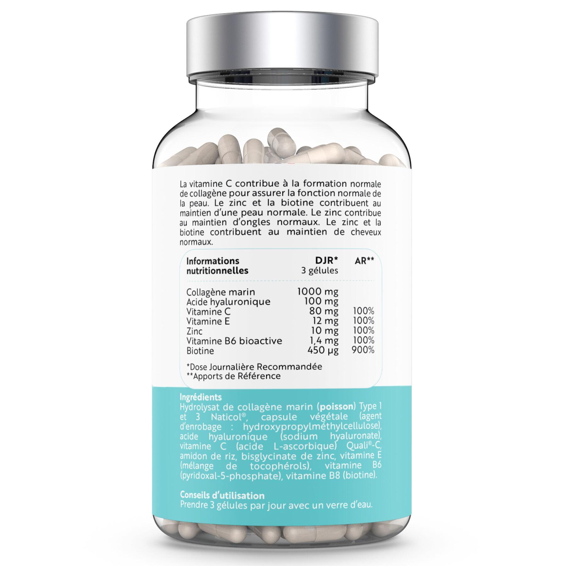 Complemento alimenticio de colágeno marino - 90 cápsulas Nutrivita