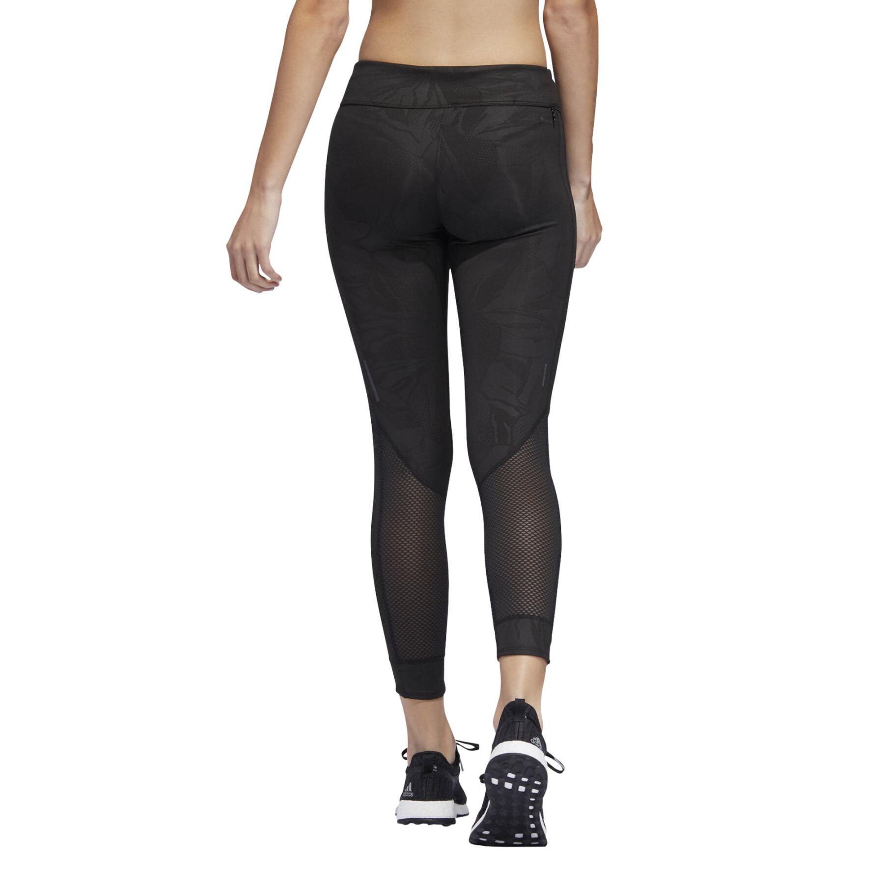 Legging mujer adidas 7/8 Own the Run Paper Floral