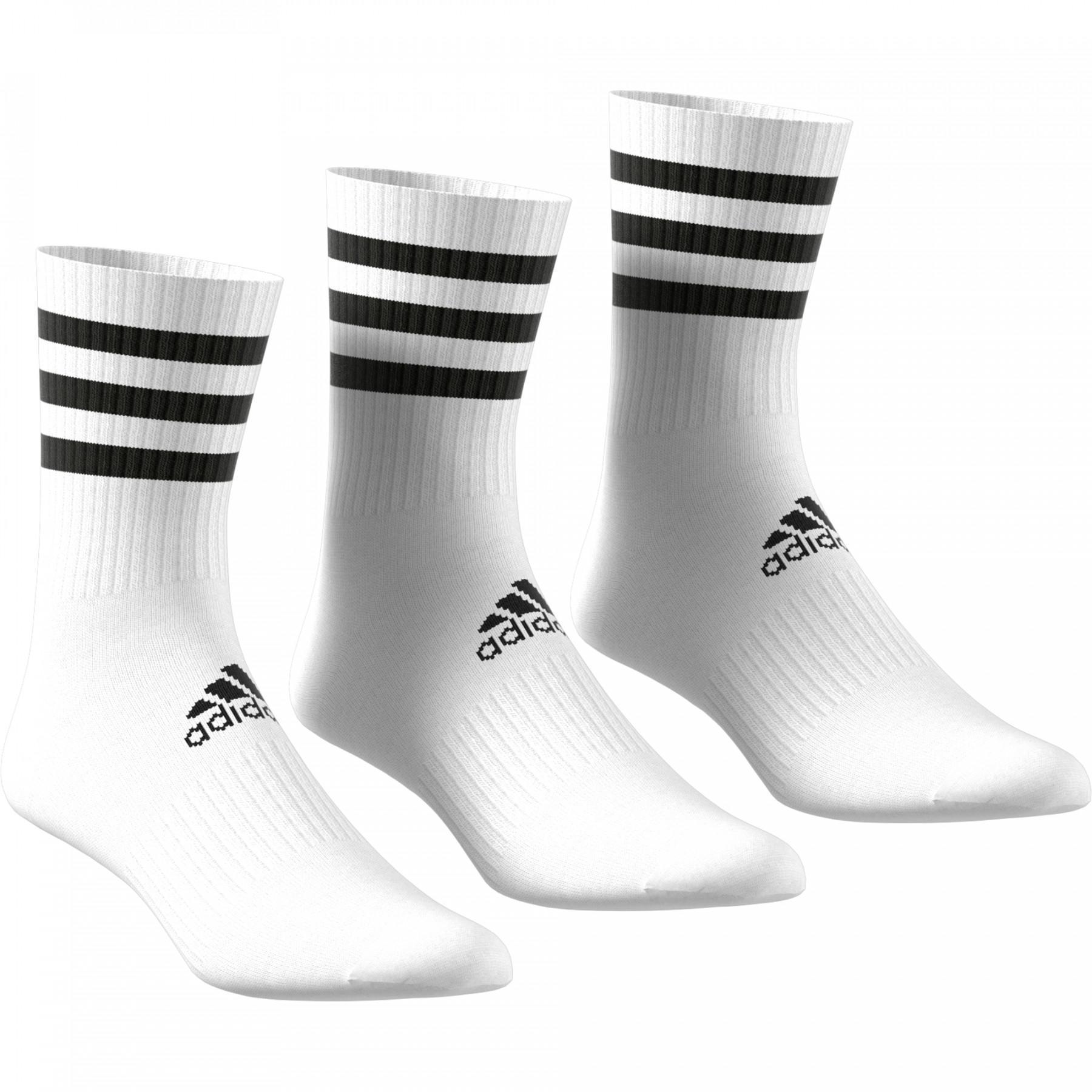 Calcetines adidas 3-Stripes Cushioned 3 Pairs
