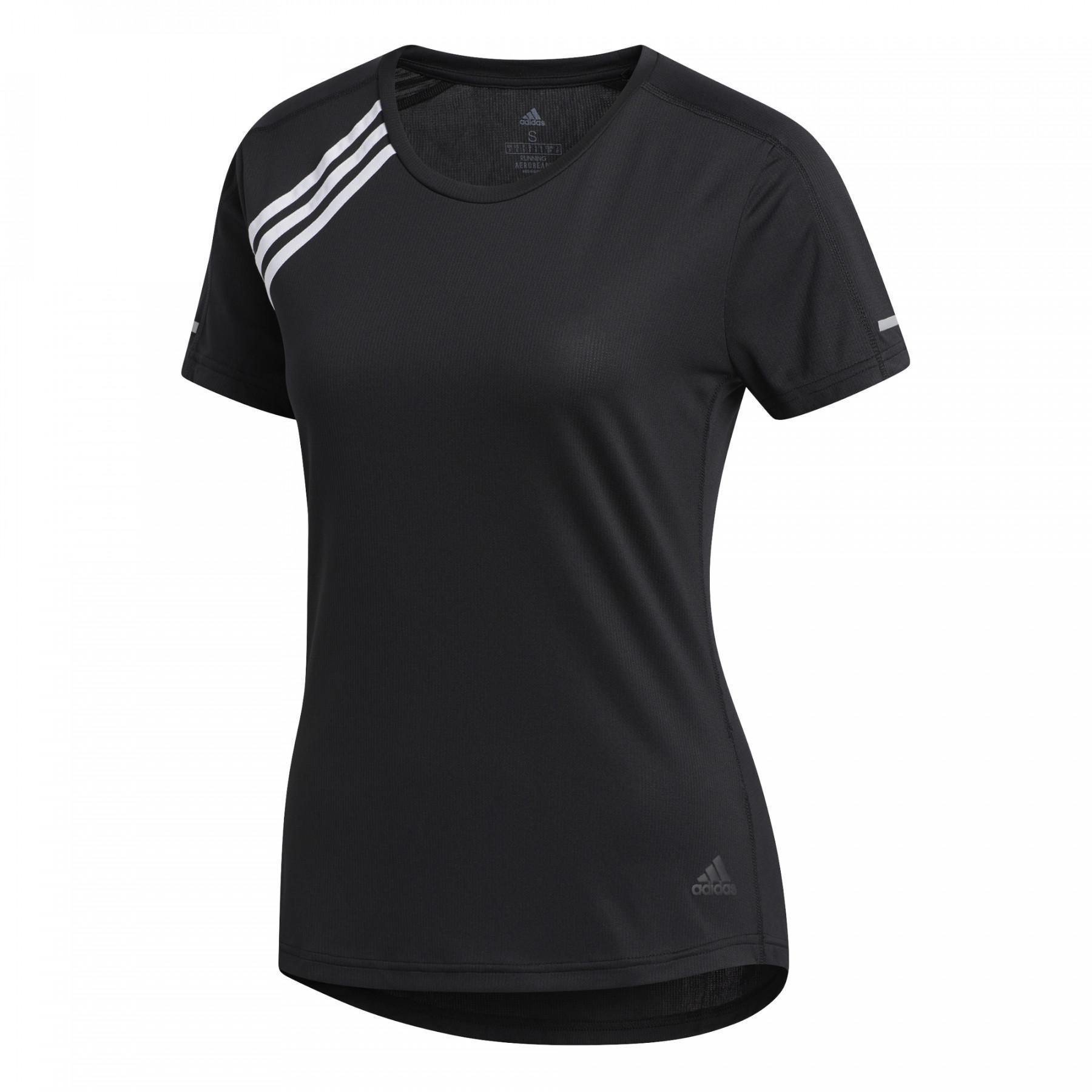 Camiseta de mujer adidas 3-Stripes Run