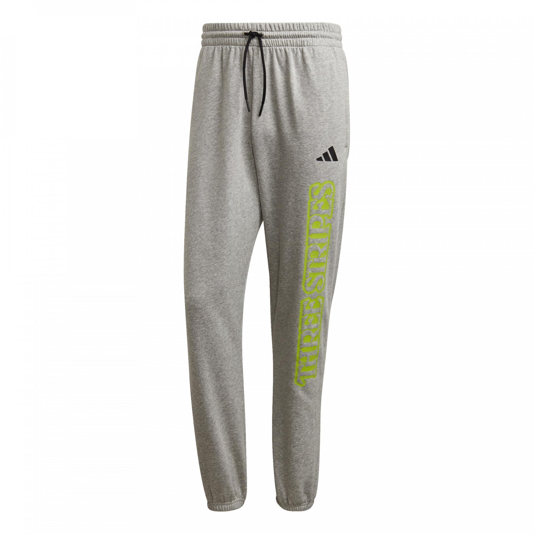 Pantalones adidas 3-Stripes Graphic Sweat