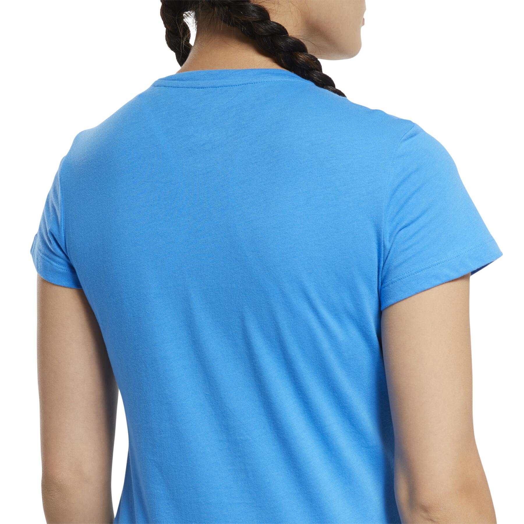 Camiseta de mujer Reebok Training Essentials Stacked Logo