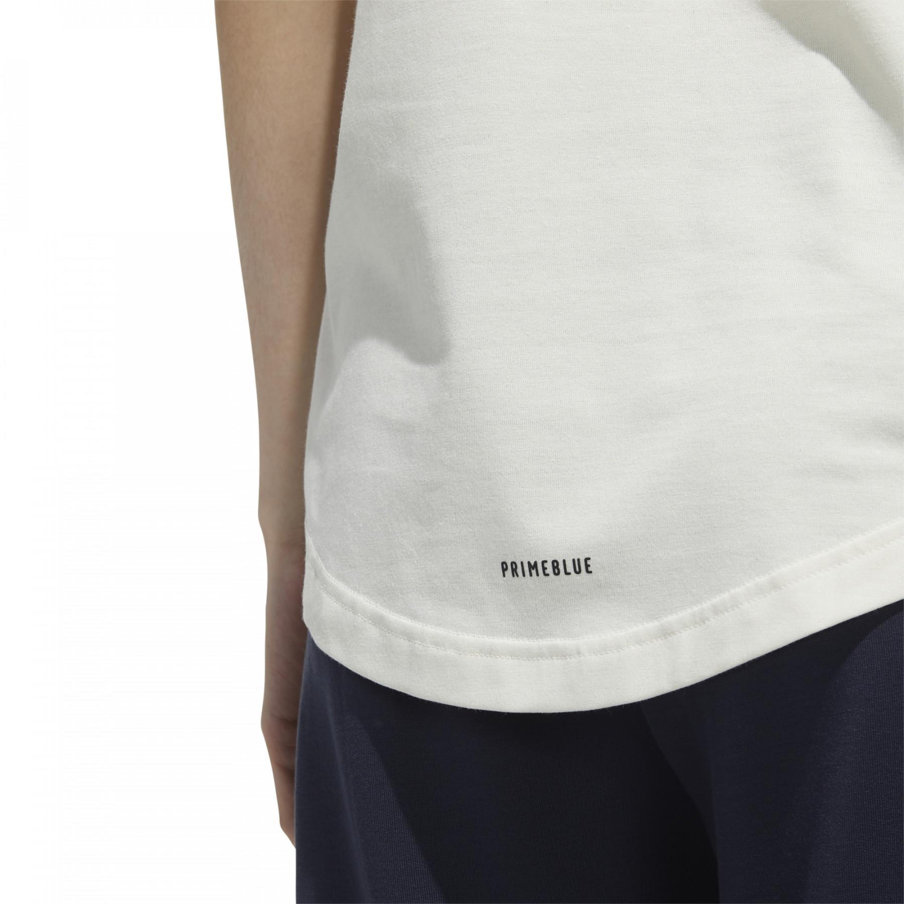 Camiseta de tirantes para mujer adidas Primeblue Core Linear