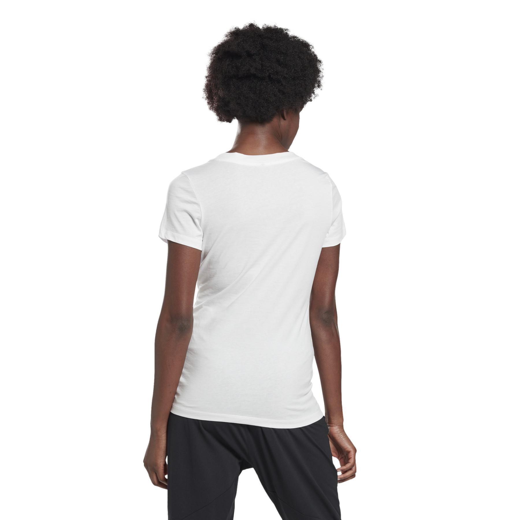 Camiseta de mujer Reebok GB Cotton V-Neck Vector