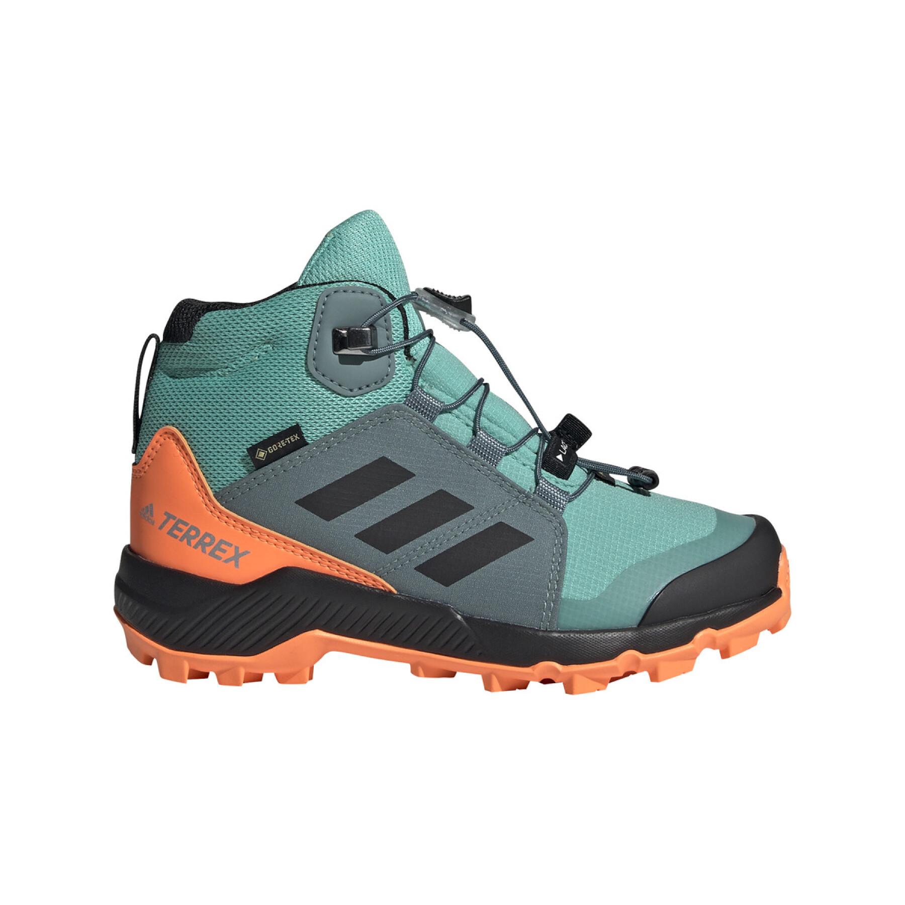 Zapatillas de senderismo para niños Adidas Terrex Mid Gtx K