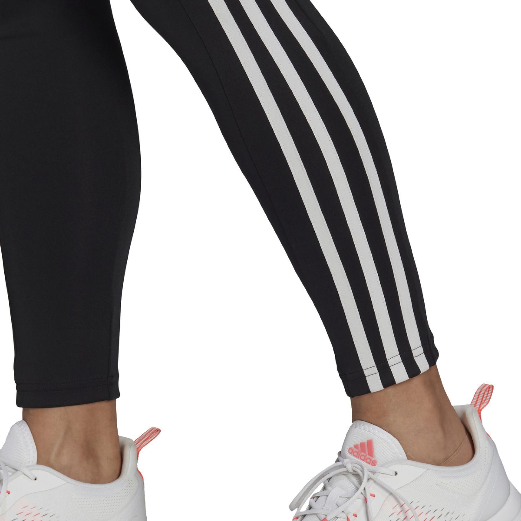 Leggings de cintura alta para mujer adidas Designed To Move 3-Bandes 7/8 Sport