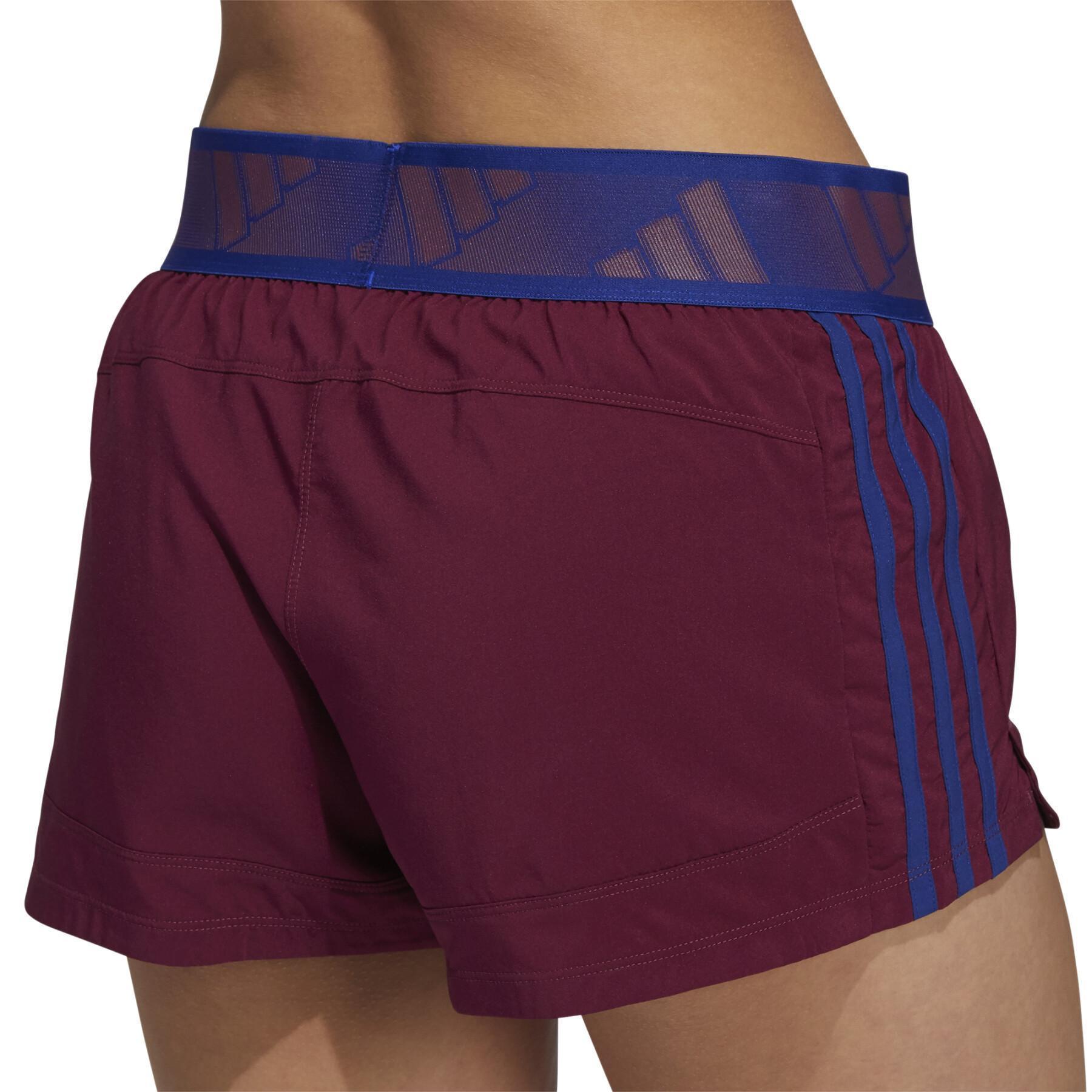 Pantalones cortos de mujer adidas Pacer 3-Stripes Adilife