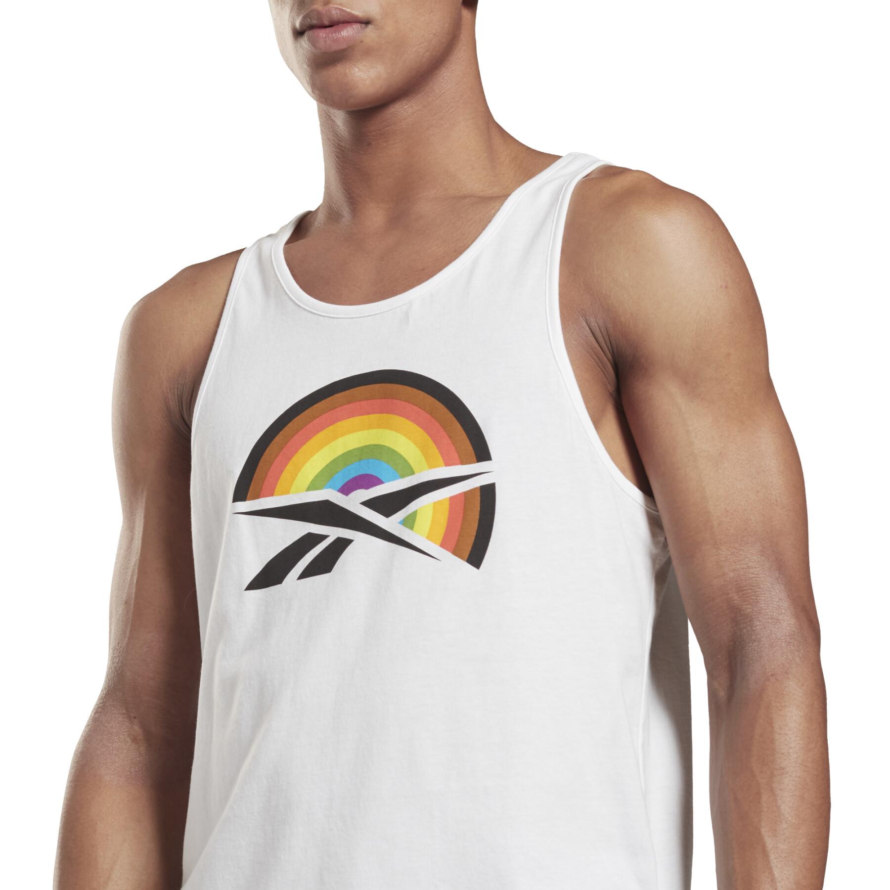 Camiseta de tirantes Reebok à motif Pride