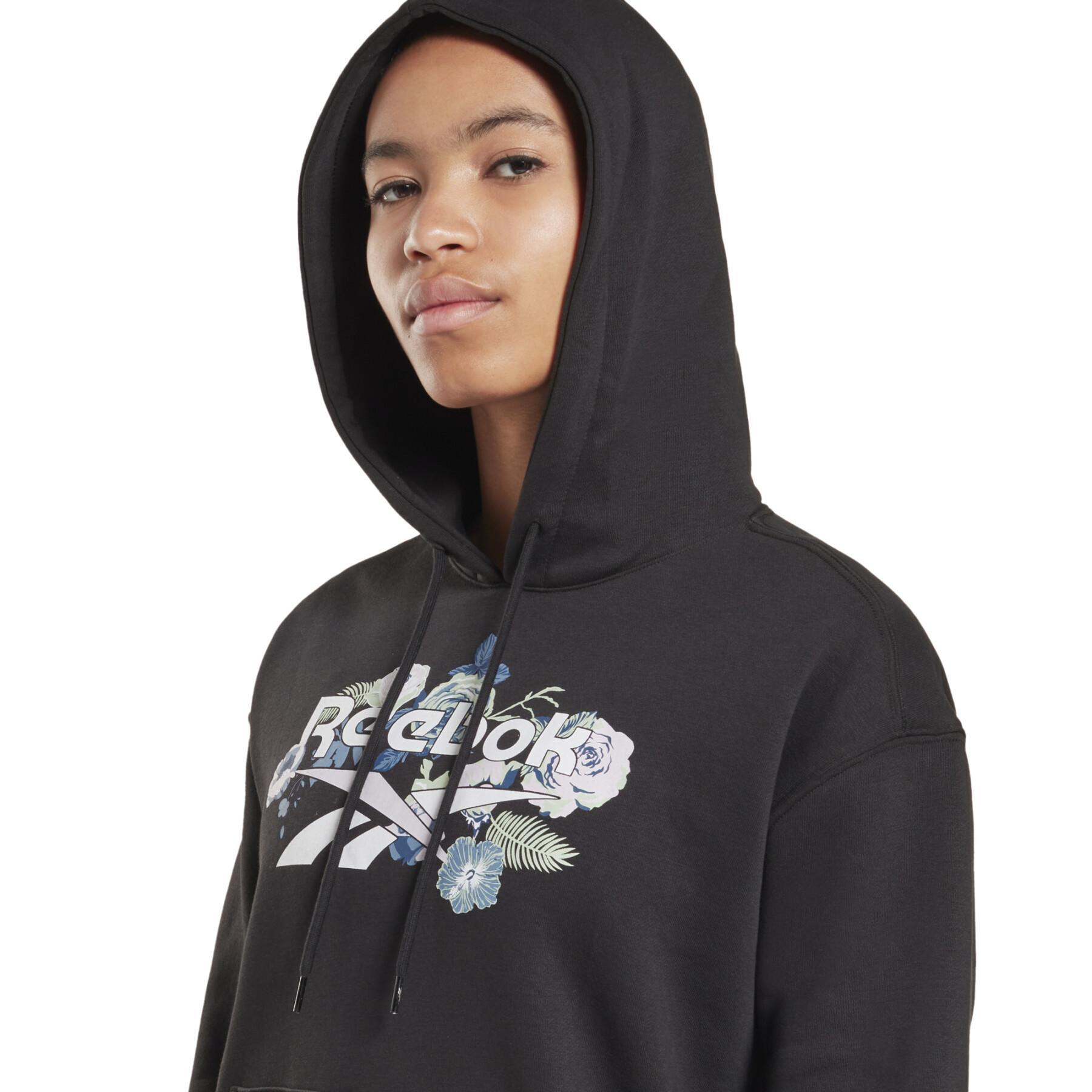 Chaqueta de mujer Reebok Identity Floral French Terry