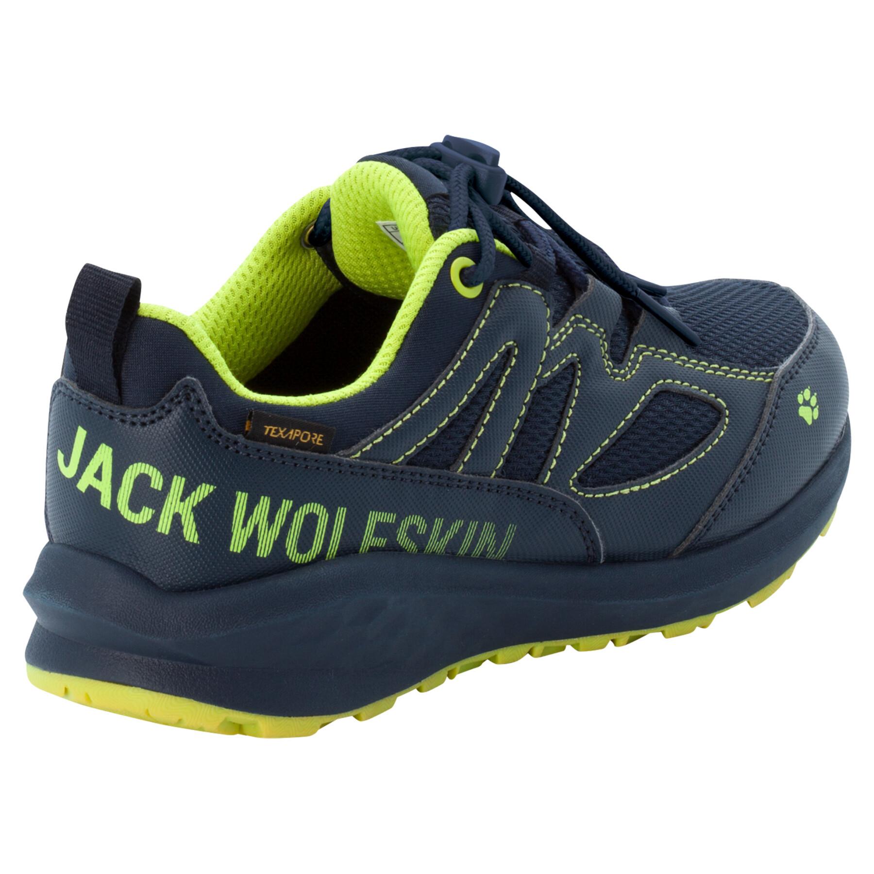 Zapatillas de senderismo para niños Jack Wolfskin Unleash 4 Speed Texapore