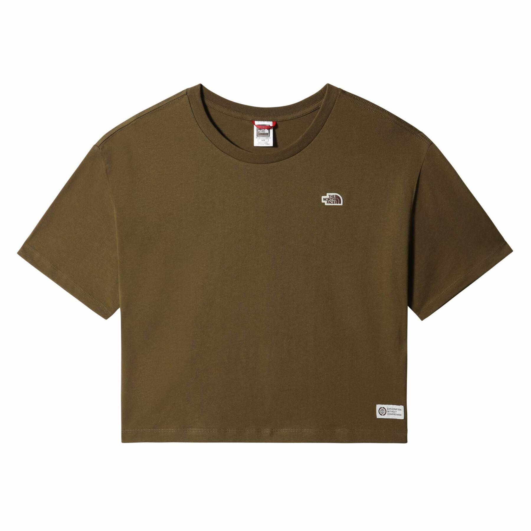 Camiseta crop top de mujer The North Face Heritage Recycled