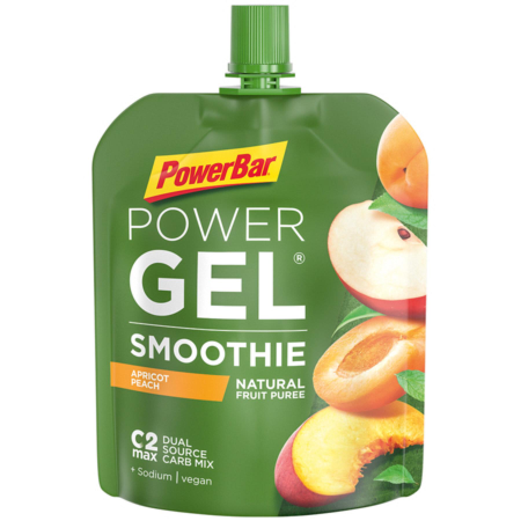 Bebidas PowerBar PowerGel Smoothie 16x90gr Apricot Peach