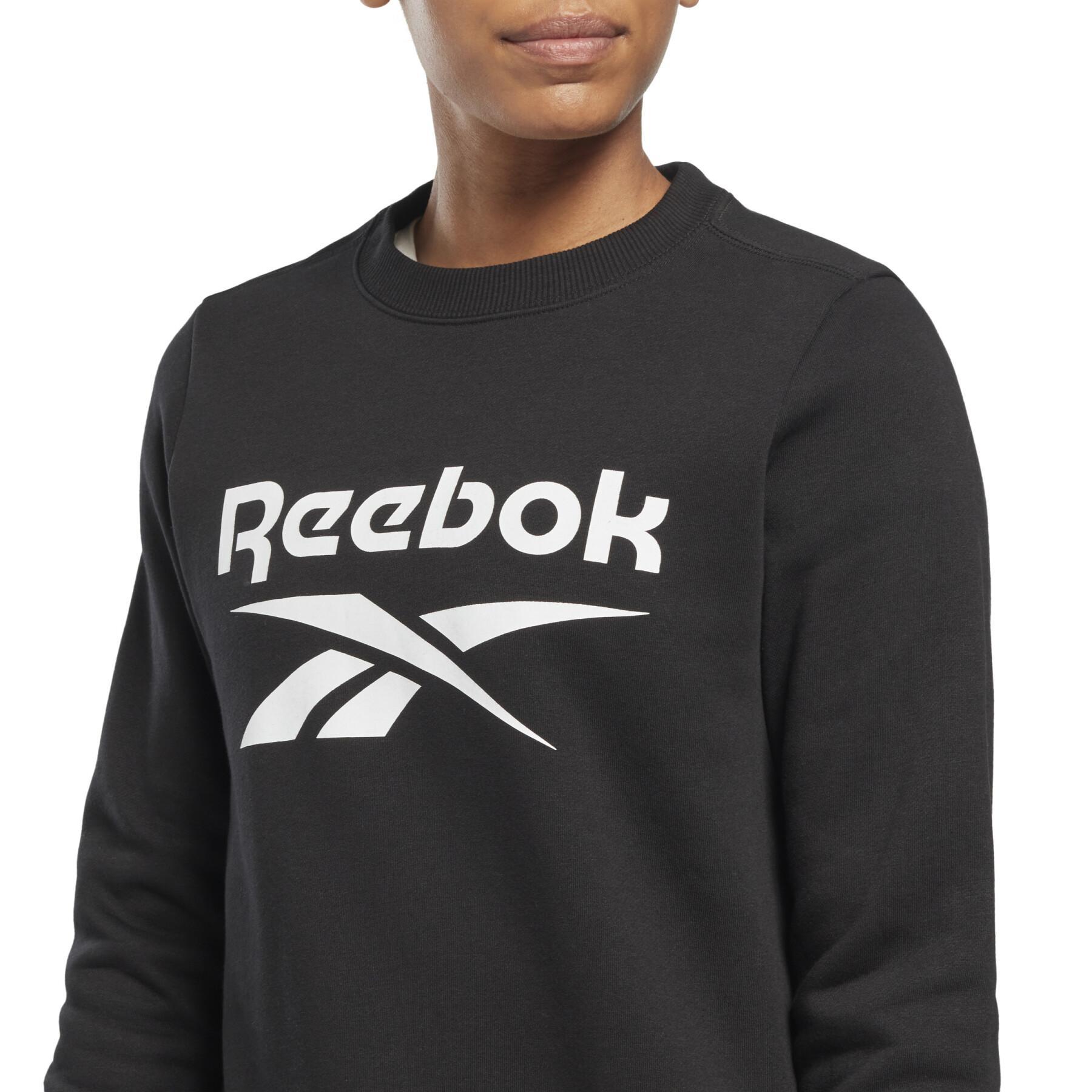 Sudadera de cuello redondo de mujer Reebok Identity Big Logo