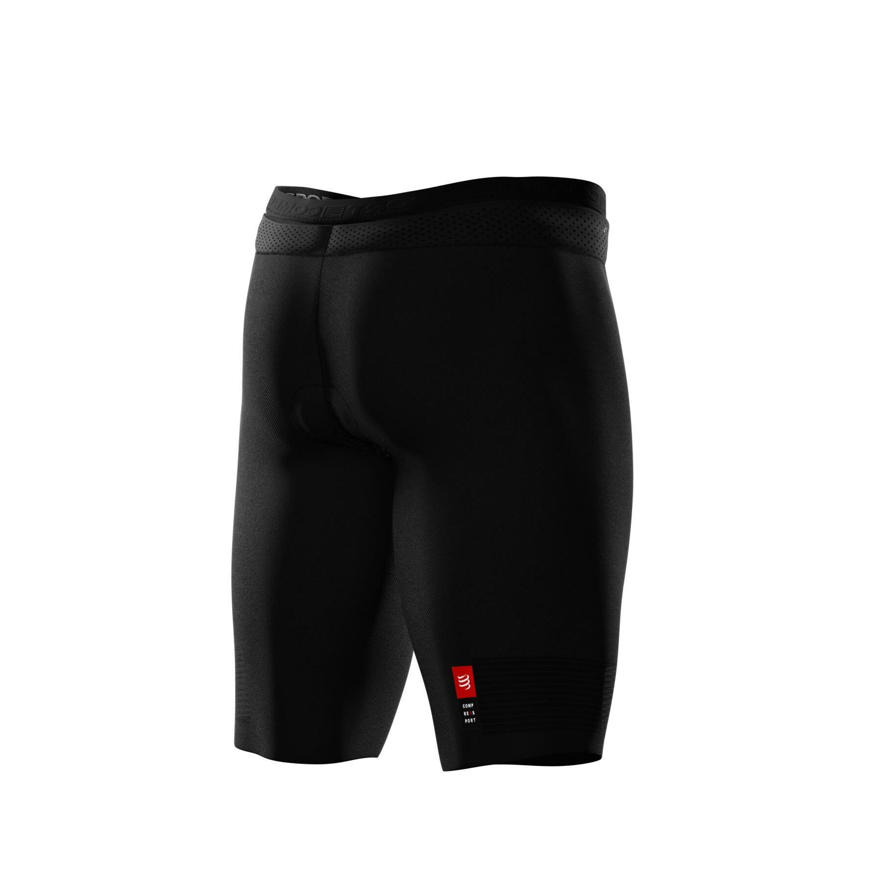 Pantalones cortos de compresión Compressport Under Control Triathlon