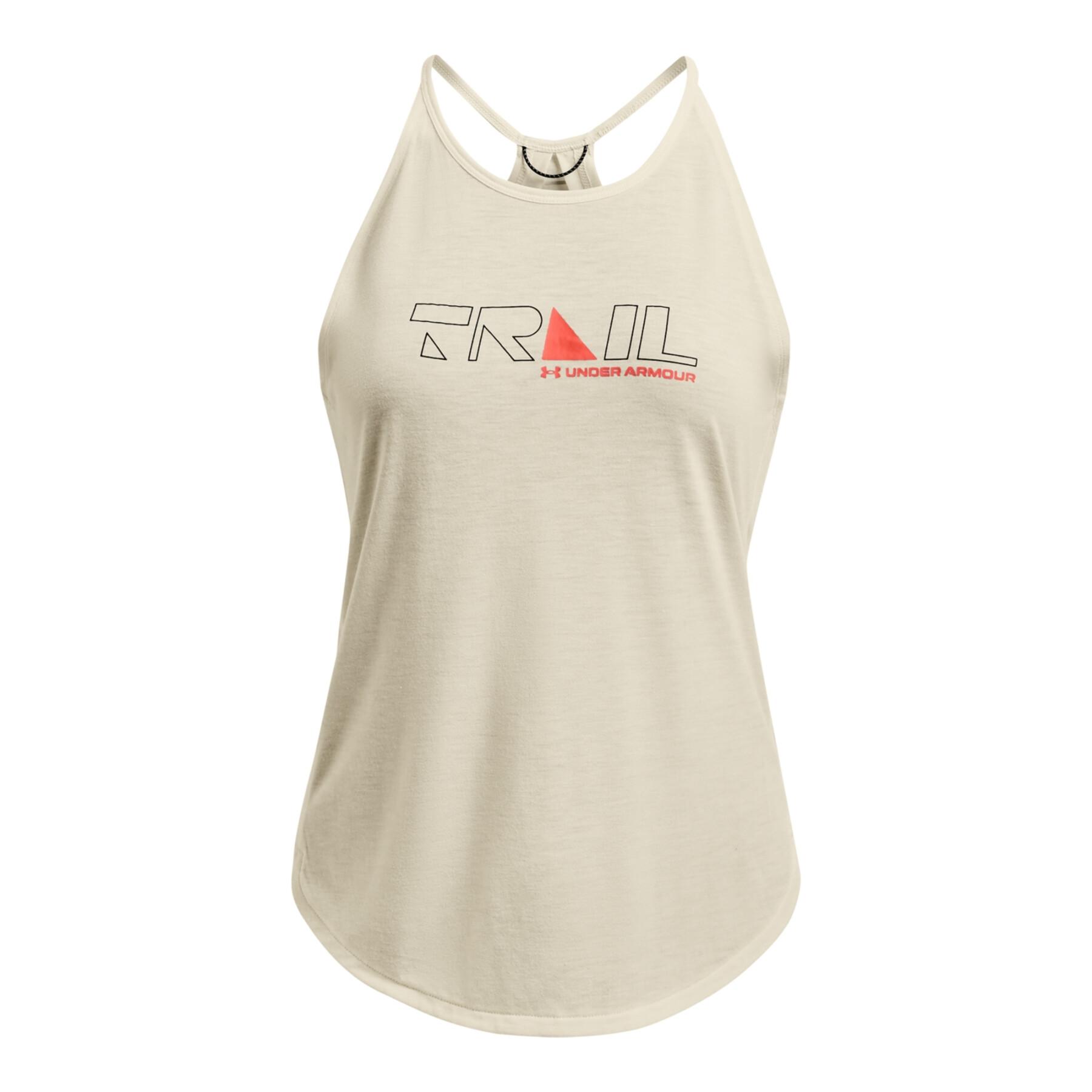 Camiseta de tirantes para mujer Under Armour Breeze 2.0 trail