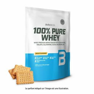 Paquete de 10 bolsas de proteína de suero 100% pura Biotech USA - Biscuit - 1kg