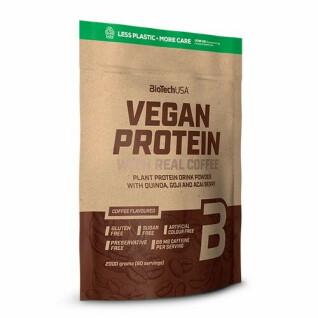 Paquete de 4 bolsas de proteínas veganas Biotech USA - Café - 2kg