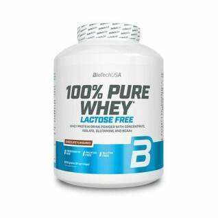 Tarro de proteínas Biotech USA 100% pure whey lactose free - Chocolate - 2,27kg
