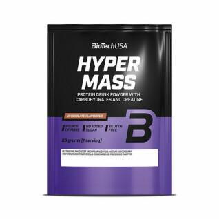 Paquete de 40 sobres de proteínas Biotech USA hyper mass - Chocolate - 65g