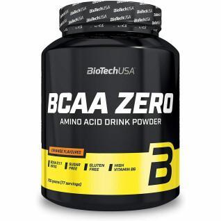 Pack de 6 botes de aminoácidos Biotech USA bcaa zero - Orange - 700g