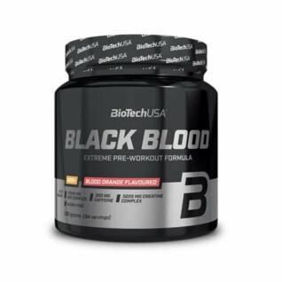 Paquete de 10 botes de refuerzo Biotech USA black blood nox + - Orange sanguine - 330g