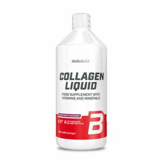 Tarros de vitaminas líquidas de colágeno Biotech USA - Fruits des bois - 1l (x10)