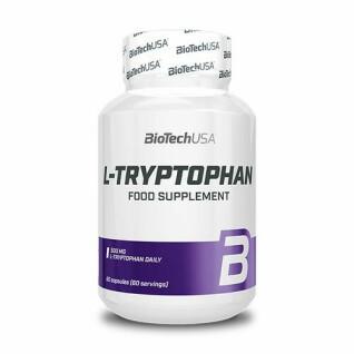Paquete de 12 botes de vitamina Biotech USA l-tryptophan - 60 Gélul