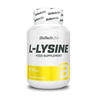 Paquete de 12 botes de vitamina Biotech USA l-lysine - 90 Gélul