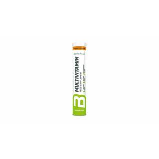 Paquete de 12 tubos de comprimidos multivitamínicos efervescentes Biotech USA - Orange - 20 comp