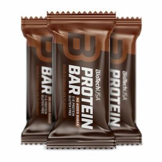 Cajas de barritas de proteínas Biotech USA - Double chocolat