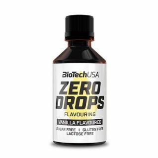 Paquete de 10 tubos de aperitivos Biotech USA zero drops - Vanille - 50ml