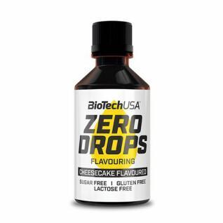 Paquete de 10 tubos de aperitivos Biotech USA zero drops - Cheescake - 50ml