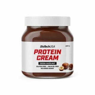 Paquete de 10 bolsas de snacks de crema de proteínas Biotech USA - Chocolat blanc - 400g
