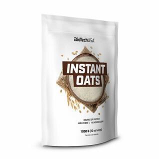 Bolsas de snacks instantáneos de avena Biotech USA - Neutre - 1kg (x10)