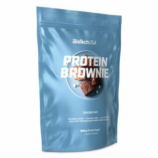 Pack de 10 bolsas de snacks proteicos Biotech USA brownie - 600g