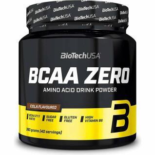 Tarros de aminoácidos Biotech USA bcaa zero - Cola - 360g (x10)