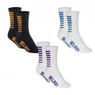 Juego de 3 pares de calcetines Select Sports Striped (coloris au choix)