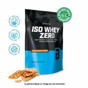 Paquete de 10 bolsas de proteínas Biotech USA iso whey zero lactose free - Caramel salé - 500g